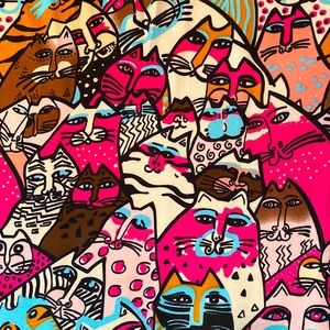 New scarf 100% silk, 38/38in made in Italy